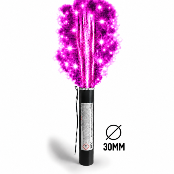 MINA DYMNA FIOLET z blinkiem 30mm + zapalnik