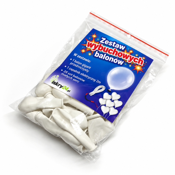 Zestaw wybuchowe pękające balony