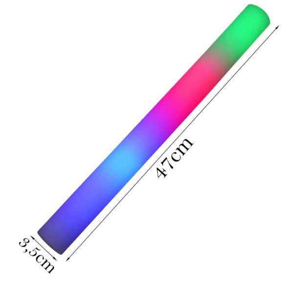 PAŁKA LED 47CM GIGANT MULTIKOLOR