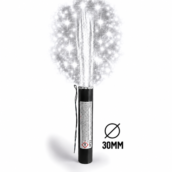 MINA DYMNA BIAŁY z blinkiem 30mm + zapalnik